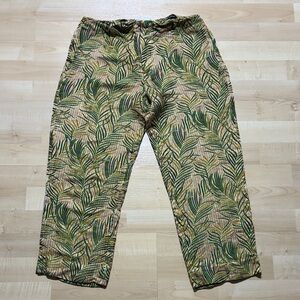Leaf Print Women's Joggers